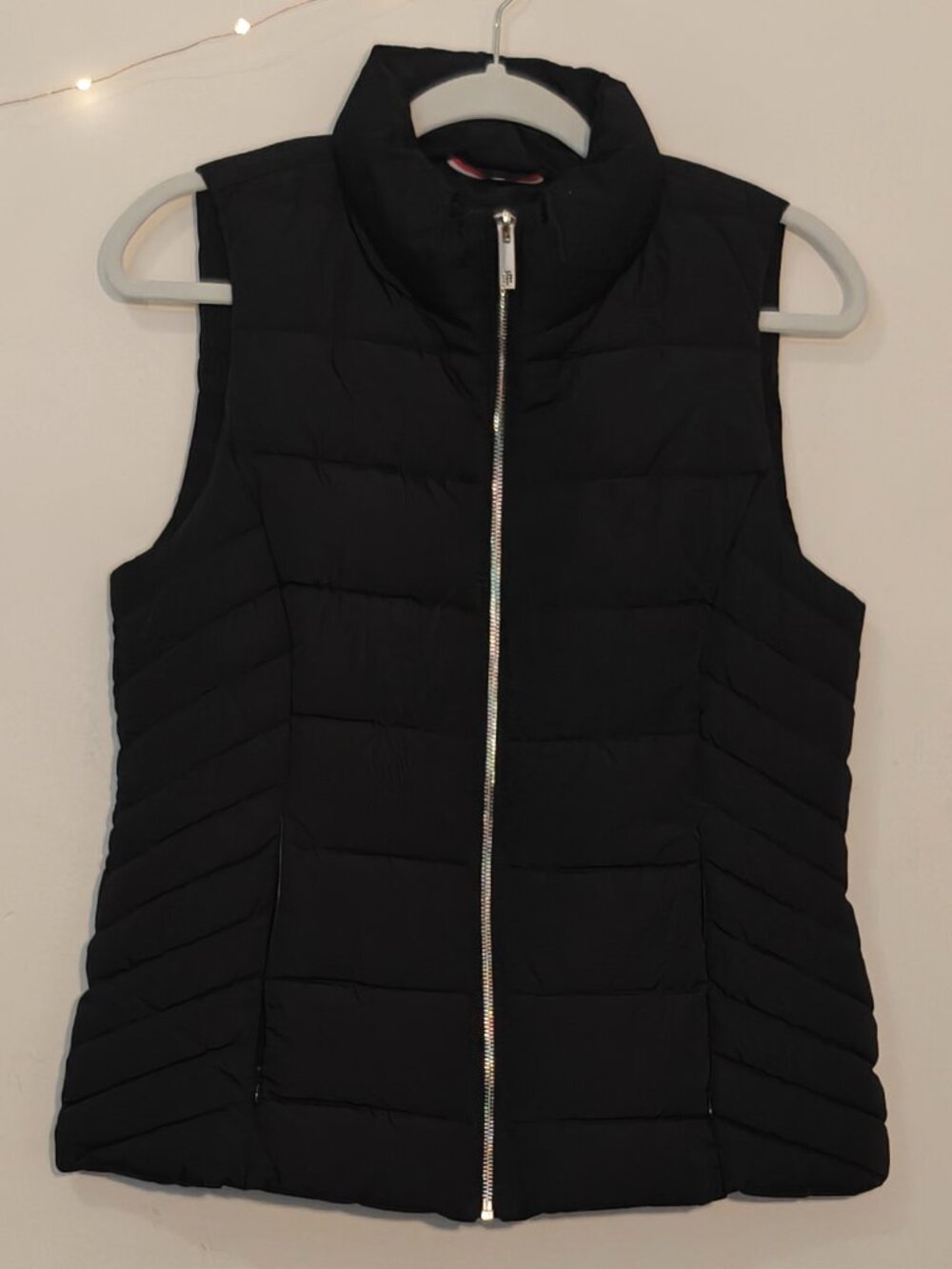 Tommy Hilfiger Store Zip-Front Puffer Vest Black